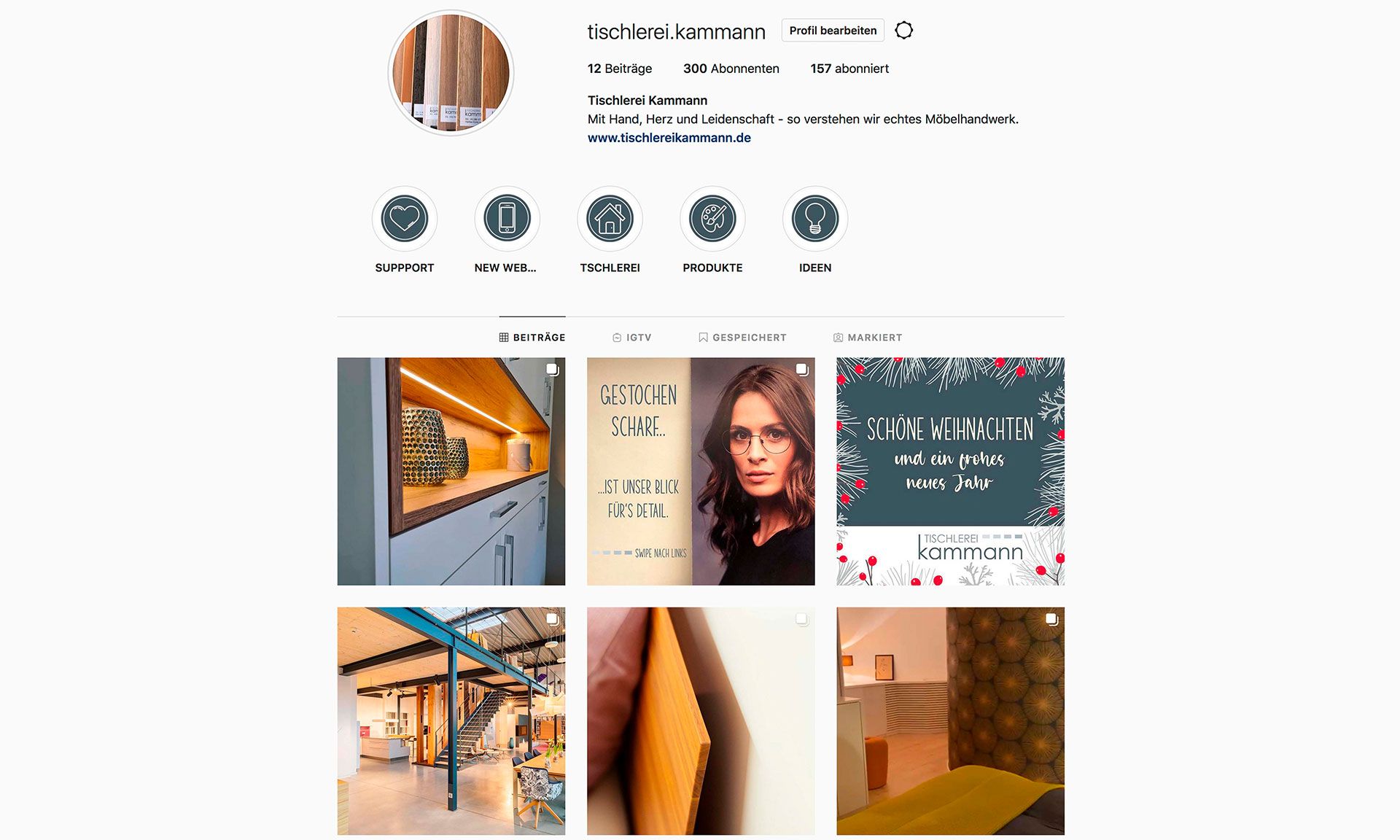 Projekt Tischlerei Kammann